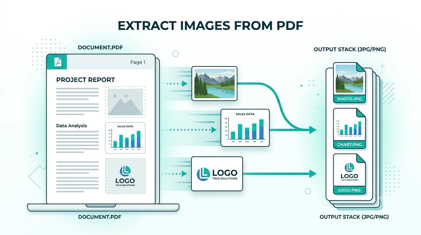 How to Extract Images from PDF Online Without Losing Quality (2026 Guide)