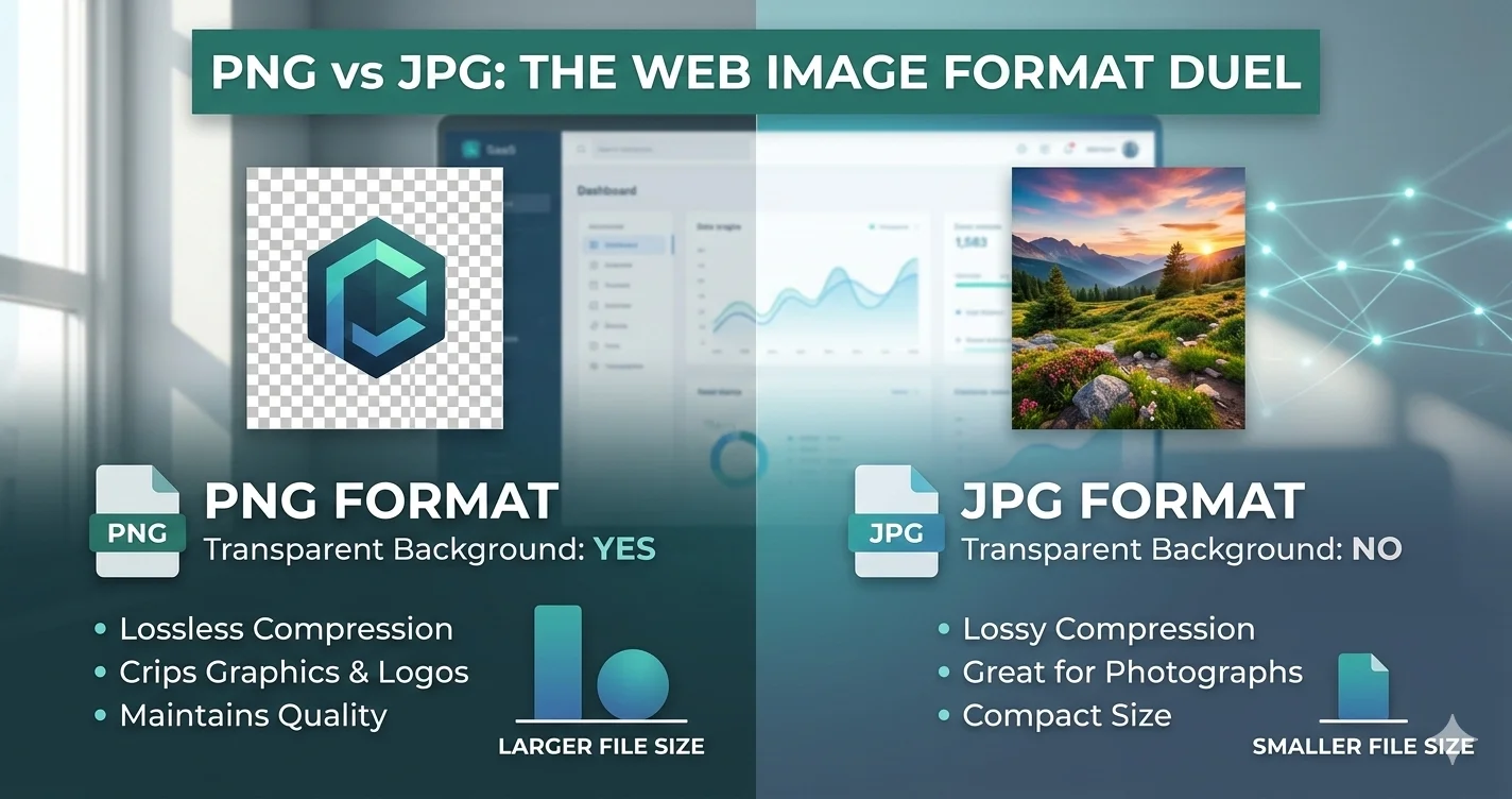 PNG vs JPG for Web: Which Format is Better?